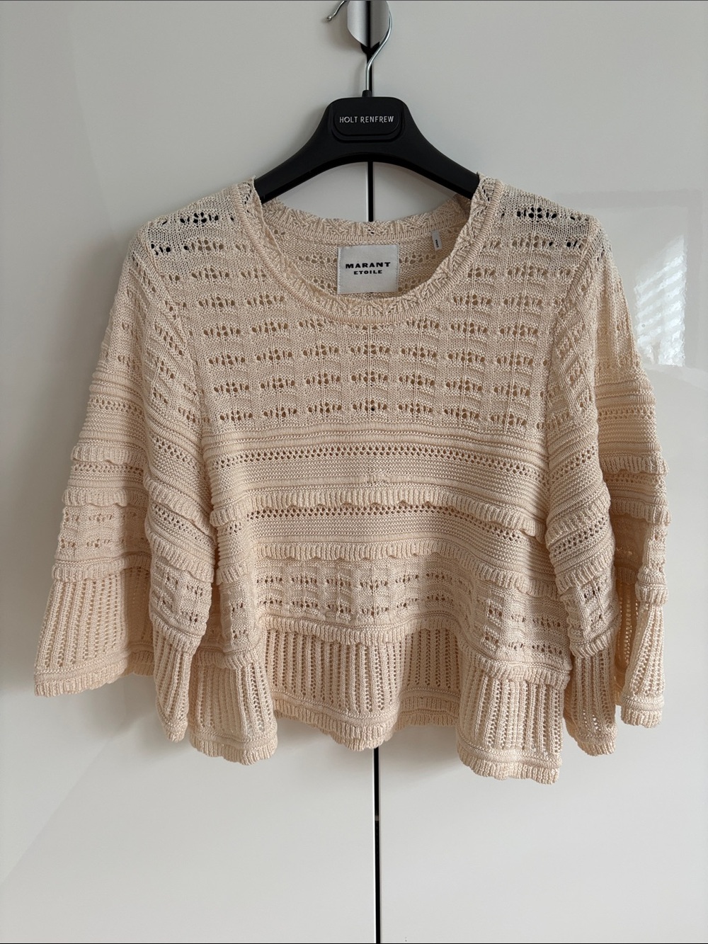 Isabel Marant Étoile Azelia Crochet Pullover US8